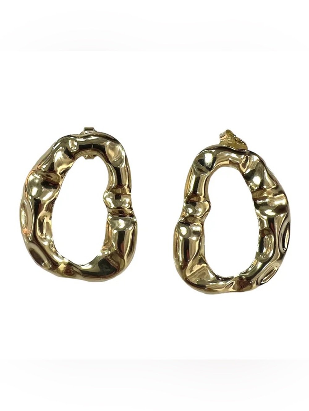 SHEILA FAJL AMALFI STUDS (SHINY GOLD)